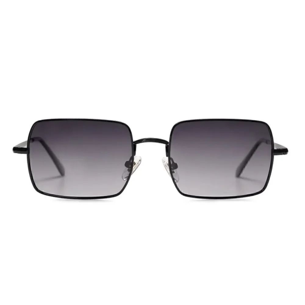 Trendy Thin Rectangle Frame Sunglasses - Picture 3 of 4